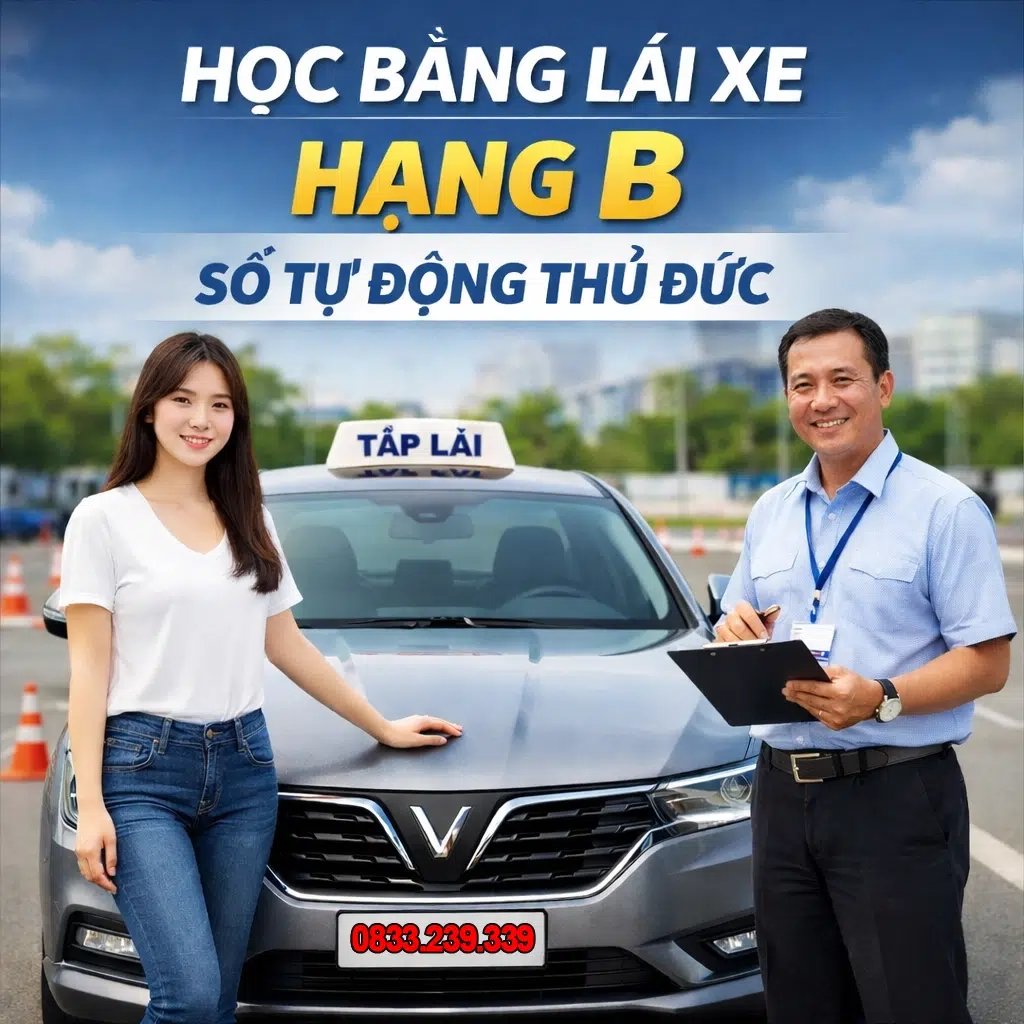 Học Bằng Lái Xe Hạng B Thủ Đức