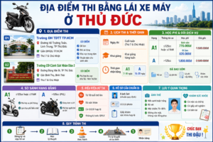 Địa Điểm Thi Bằng Lái Xe Máy Ở Thủ Đức