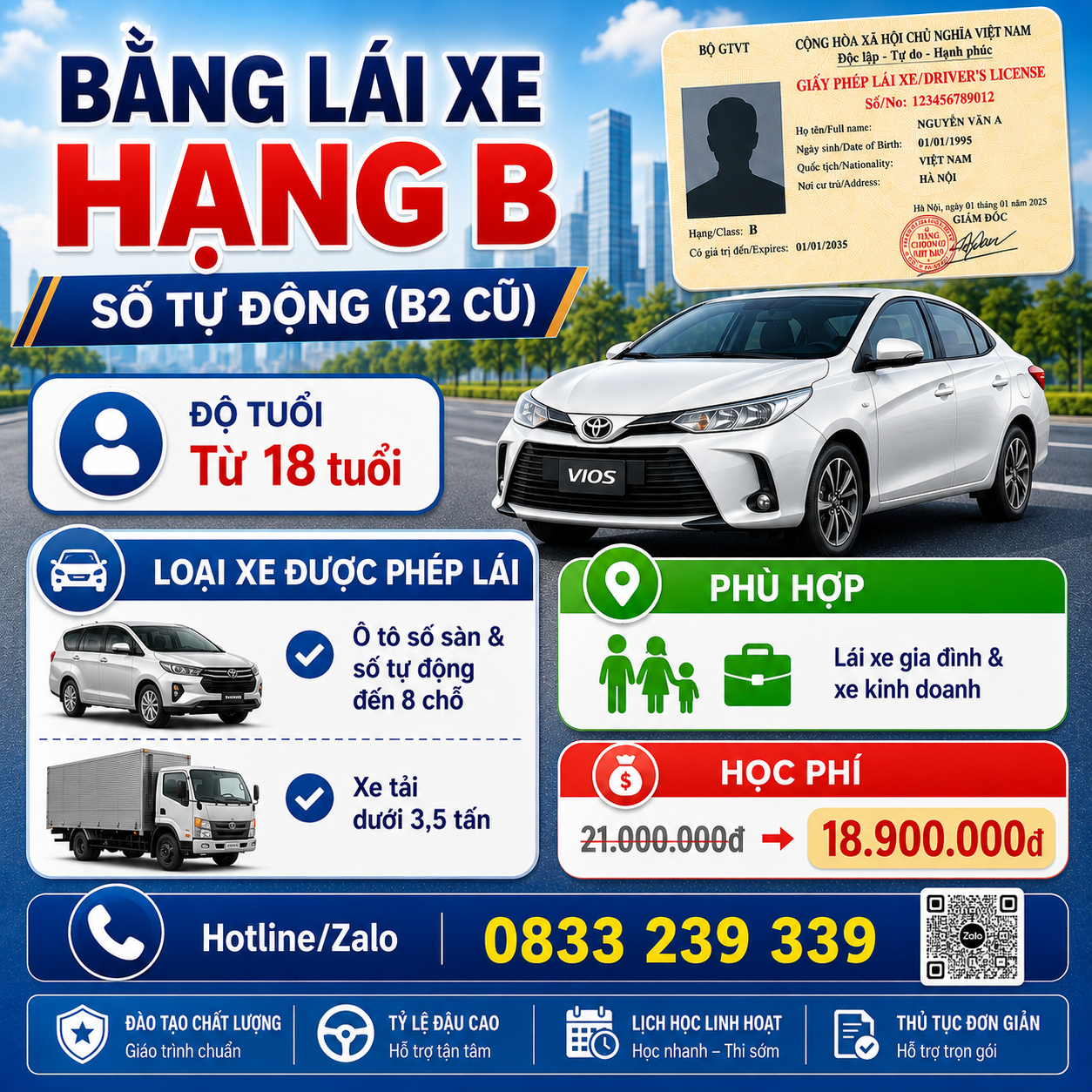 Trung Tâm Dạy Lái Xe Thủ Đức 34 Bằng lái xe hạng b số cơ khí b2 củ