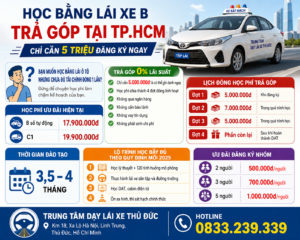 Học Bằng Lái Xe B Trả Góp Tại TP.HCM